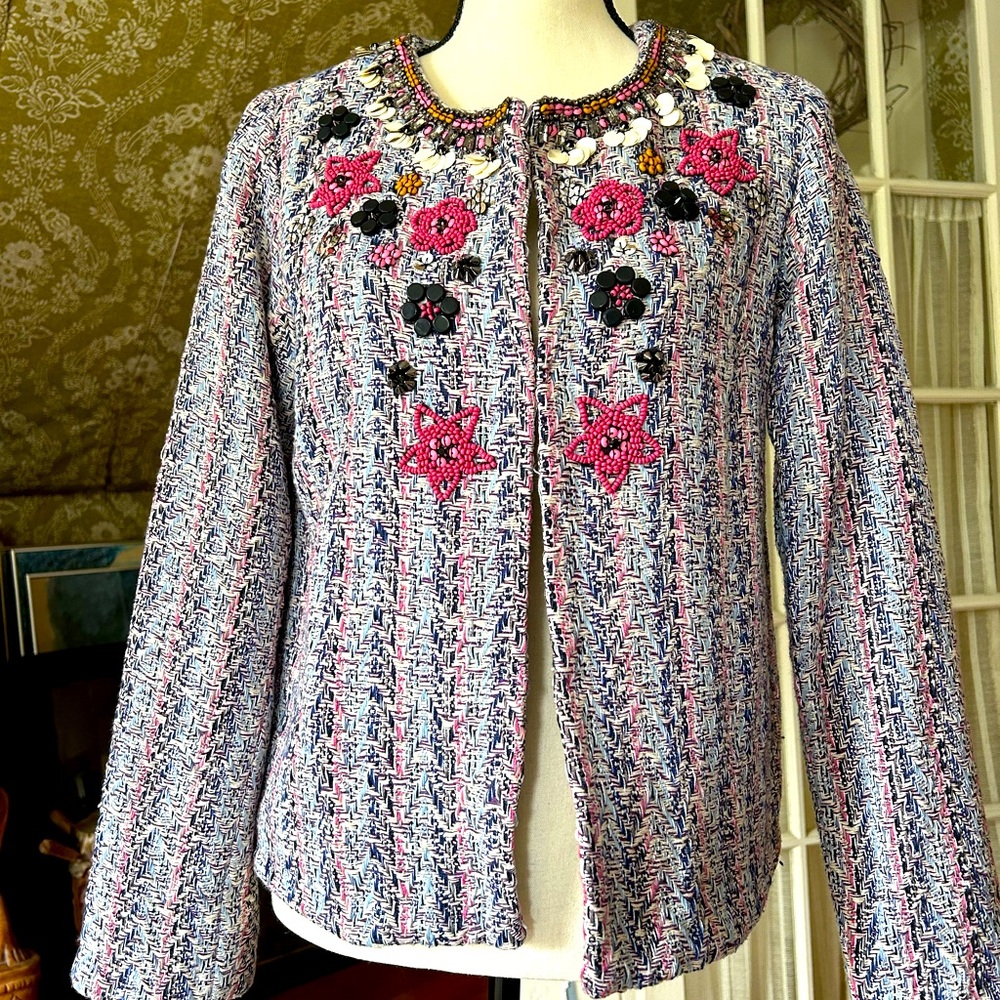 Over-top-lady jacket. So Anthropologie!